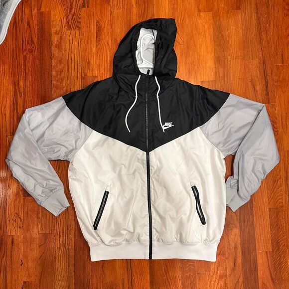 Nike Other - Men's Nike Tech Black and White Windbreaker Hoodie